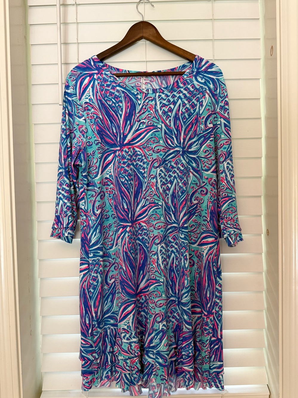 NWOT Lulu-B Lilly Pulitzer Coastal New England Southern Preppy Colorful Dress